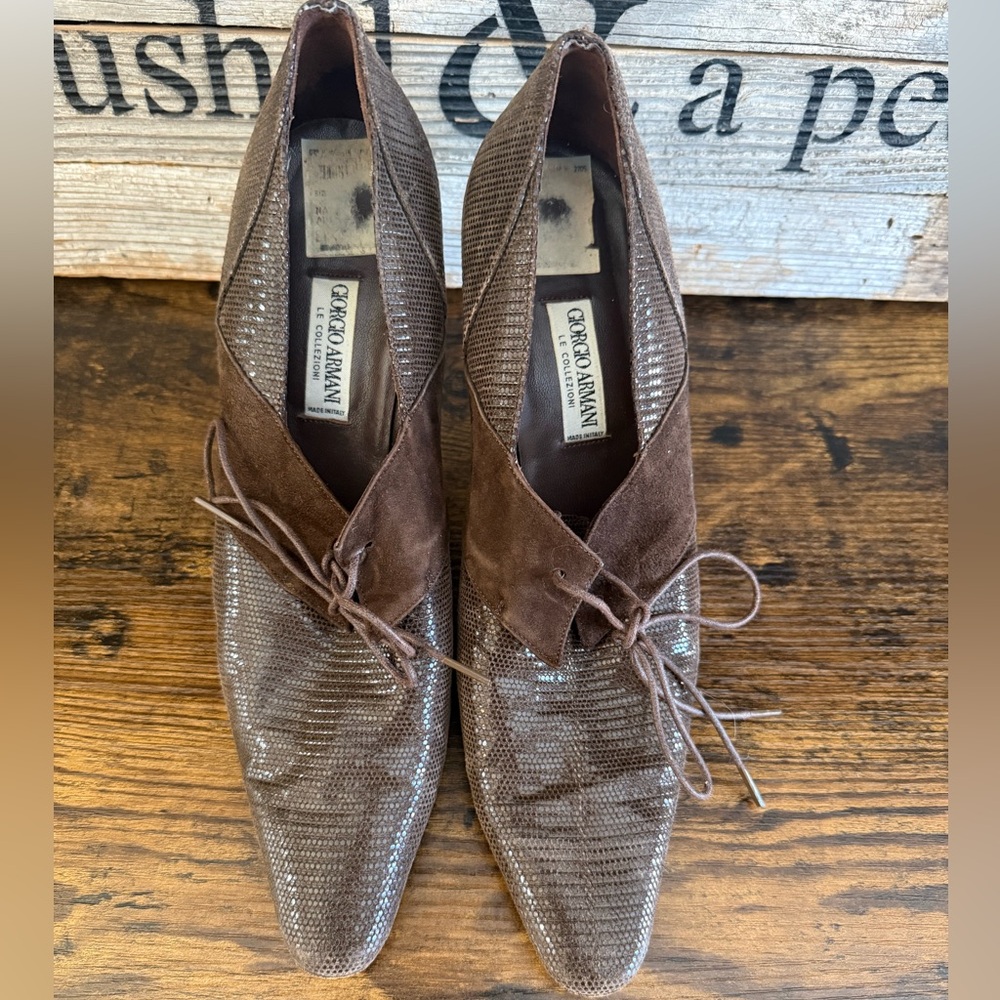 Giorgio Armani Gorgeous Vintage shoes size 9